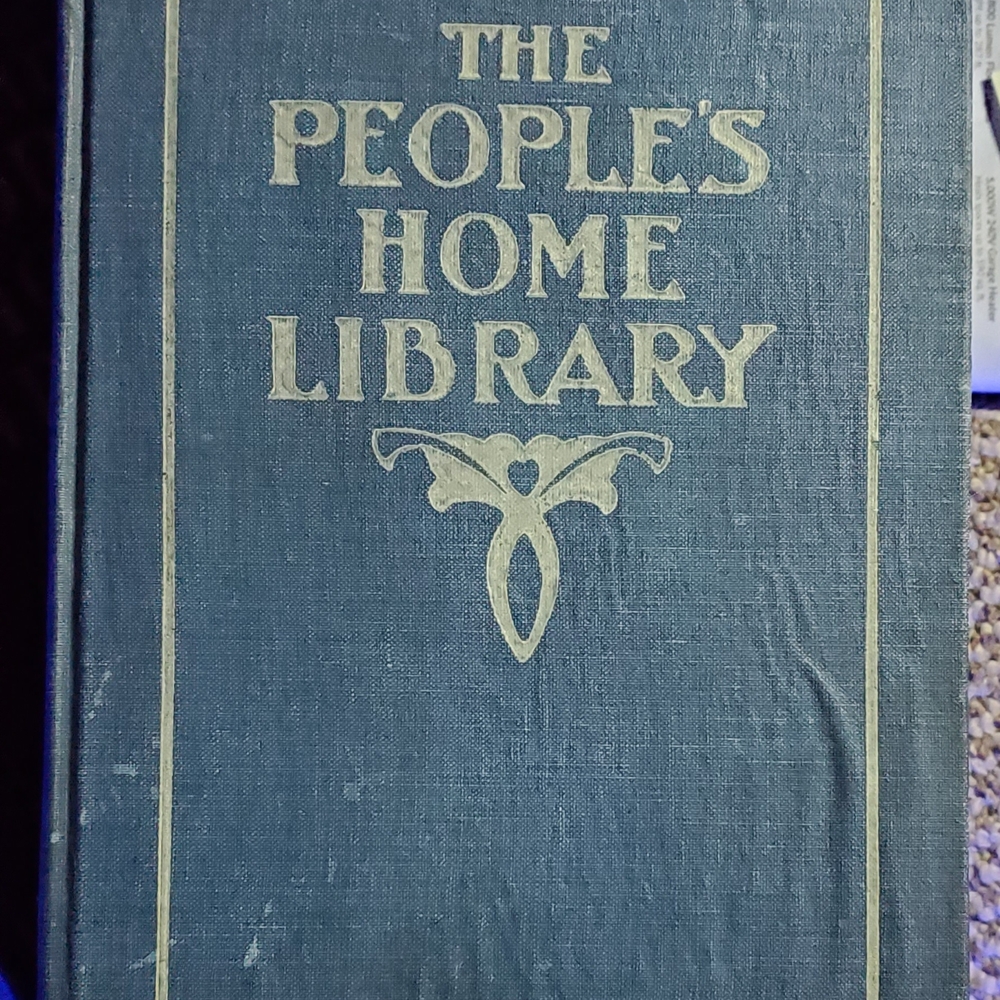 The People's Home Library Art Book - Classic Blue Cover